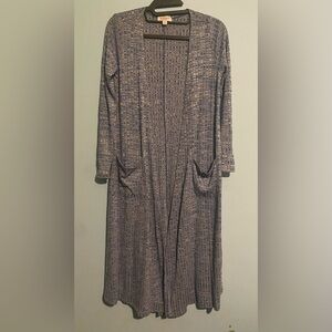 LuLaRoe Long Sleeve Dress in Blue